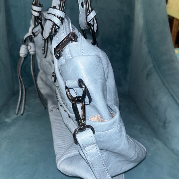 New Without Tags Dasein Blue Leather Purse - Picture 6 of 7